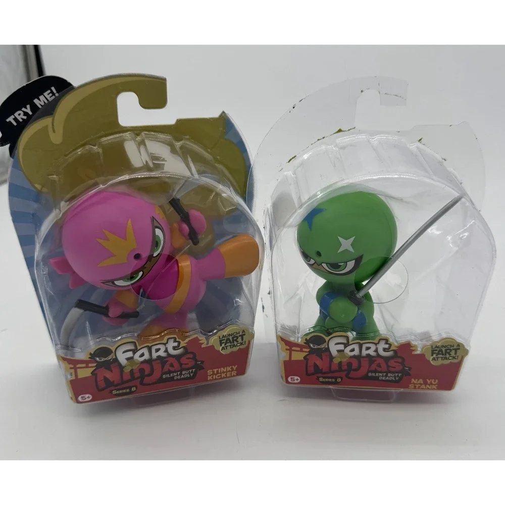 Fart Ninjas Series 8 Lot 2 Stinky Kicker Na Yu Stank Motion Activated Sound